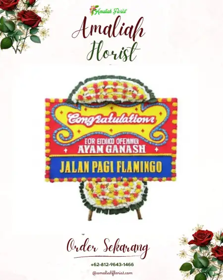 Sewa Papan Bunga Paket Pernikahan Bogor